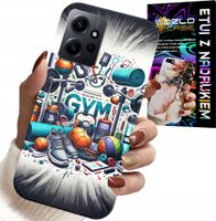 ETUI DO XIAOMI NOTE 12 4G - SIŁOWNIA GYM FITNESS SPORT CASE + SZKŁO