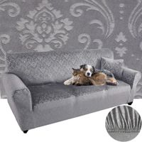 POKROWIEC NA KANAPĘ SOFĘ WELUR ORNAMENT 190-230 CM