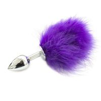 Plug-Plug Anale Pon Tail Anal Plug Purple