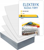 Ulotki A5 5000 szt ELEKTRYK firmowe reklamowe + PROJEKT GRATIS