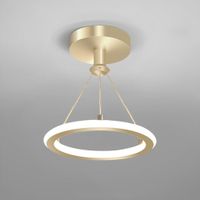 Lampa Wisząca Sufitowa Żyrandol led do Kuchni Nowoczesnej Złota 22W 6500K