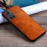 Etui AIORIA Vintage LEATHER Xiaomi Poco M4 Pro 5G/Redmi Note 11 pomarańcz