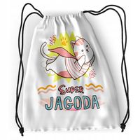 Plecak Sportowy Szkolny Dla Jagody Córki Dziecka Z Nadrukiem Ze Zdjęciem