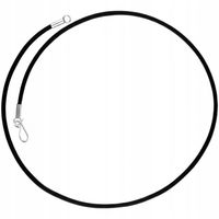 Łańcuszek Harf damski czarny 65cm