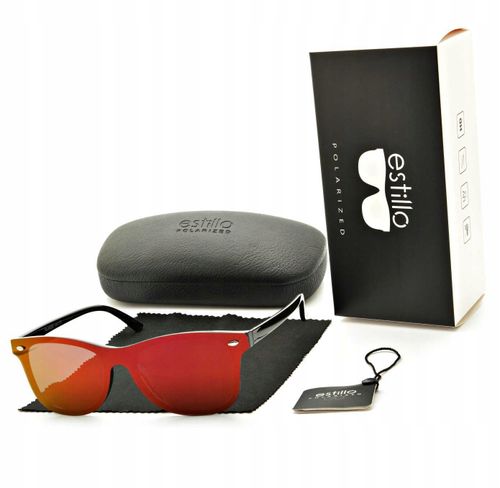 Okulary POLARYZACYJNE Pełne Przeciwsłoneczne Nerd marki ESTILLO + GRATISY na Arena.pl