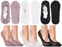 Antypoślizgowe Stopki ABS Damskie Niskie Skarpetki Balerinki Silikon 38-41