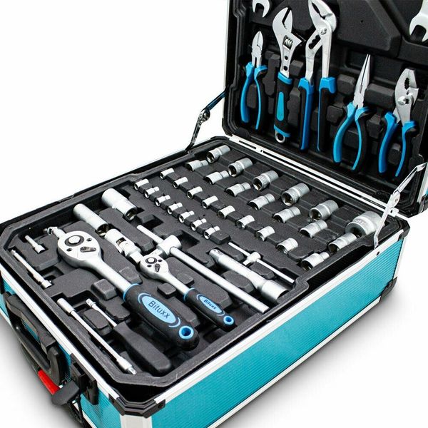 Zestaw narzędzi w walizce 1200 elelemntów klucze narzędzia 15421 na Arena.pl