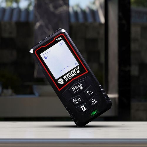 Dalmierz Laserowy MIERNIK ODLEGŁOŚCI Cyfrowy 50M Poziomica ORYGINALNY na Arena.pl