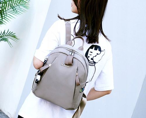 Wodoodporny Plecak elegancki miejski na ramię boho  T42_Szary na Arena.pl