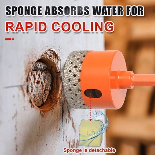 OTWORNICA DIAMENTOWA KORONKA DO GRESU M14 ZESTAW ⌀ 6,8,10,35,68 mm ADAPTER na Arena.pl