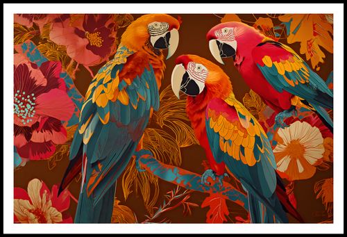 Plakat 91,5x60cm Kolorowe Ary na Arena.pl