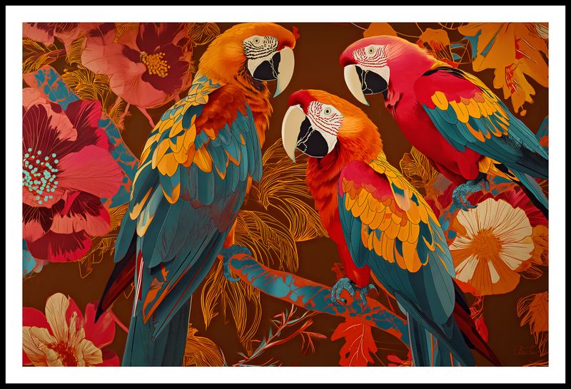Plakat 91,5x60cm Kolorowe Ary zdjęcie 3