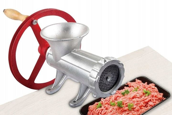 Maszynka 22 do Mielenia MIĘSA Nadziewarka KOŁA Lejki 4 sita EDENBERG zdjęcie 6