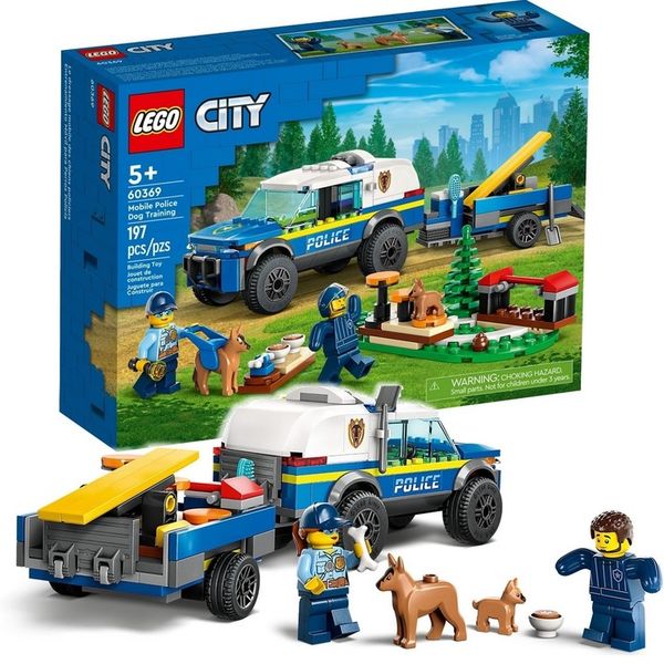 LEGO CITY 60369 SZKOLENIE PSÓW POLICYJNYCH W TERENIE zdjęcie 4