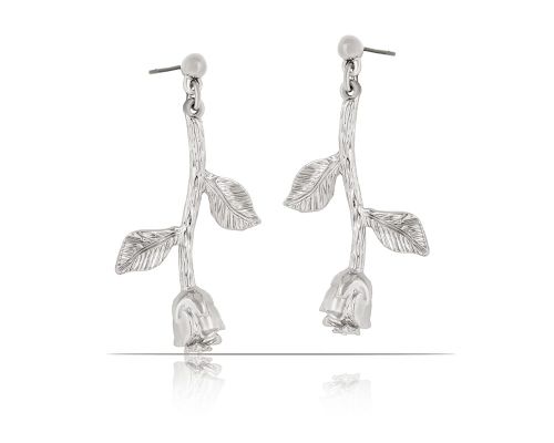 Kolczyki wiszące róże (P14985AG) zdjęcie 1