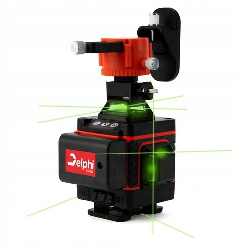 LASER KRZYŻOWY Poziomica Laserowa 16 Linii + STATYW 115cm Zielony + na Arena.pl