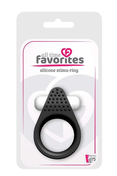 All Time Favorites Silicone Stimu-Ring Black zdjęcie 1