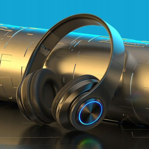 SŁUCHAWKI BEZPRZEWODOWE NAUSZNE BLUETOOTH 5.0 Z MIKROFONEM RGB DLA DZIECKA na Arena.pl