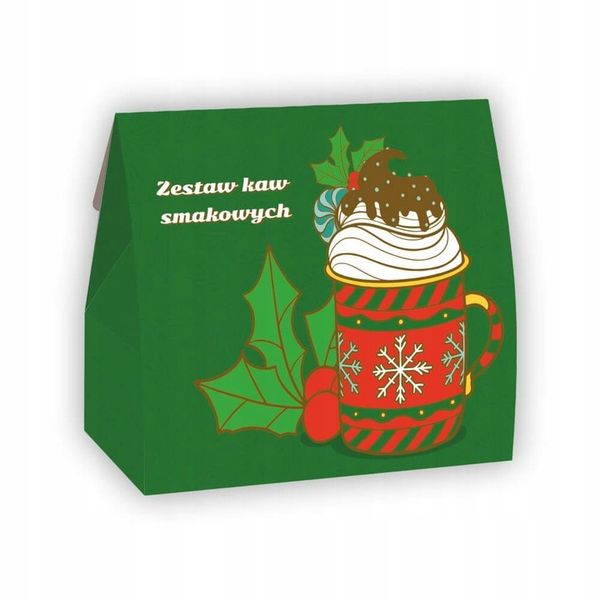 GOTOWY ZESTAW 5 SMAKÓW KAWY AROMATYZOWANE MIX PREZENT NA MIKOŁAJA GWIAZDKĘ zdjęcie 2