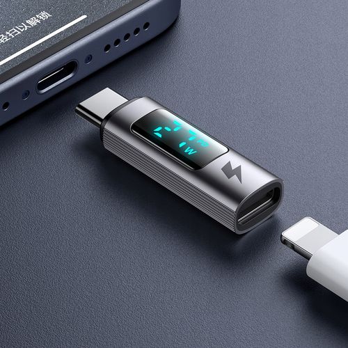 mcdodo adapter przejściówka usb-c usb typ c do lightning iphone 60w miernik na Arena.pl