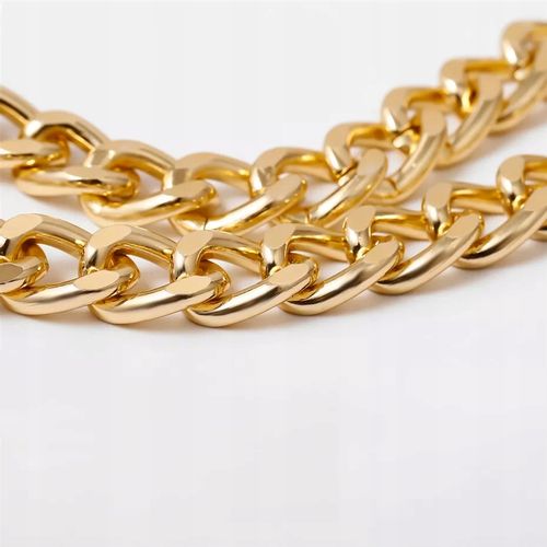 Chocker Czoker Zloty Łańcuszek Celebrytka 40 cm na Arena.pl