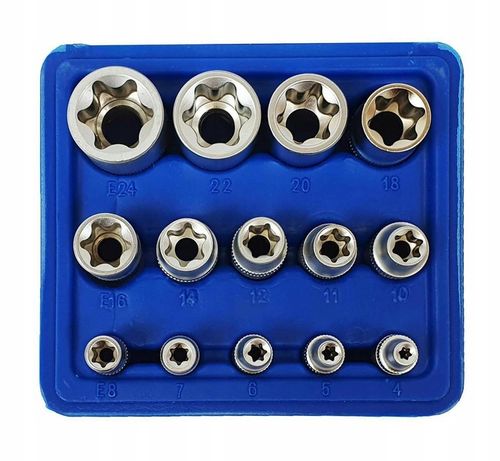 ZESTAW NASADEK TORX WEWNETRZNY E4 E24 14SZT TORXY na Arena.pl