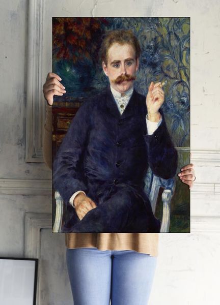 Albert Cahen d’Anvers, Pierre-Auguste Renoir - plakat 21x29,7 cm zdjęcie 3