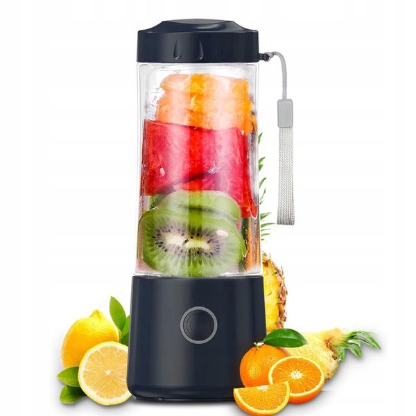 BLENDER PRZENOŚNY BEZPRZEWODOWY TURYSTYCZNY KUBEK 400ML ŁADOWANIE PRZEZ USB zdjęcie 6