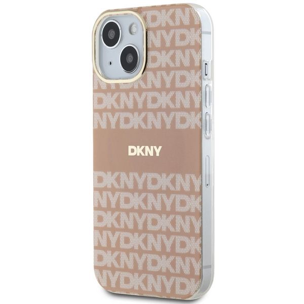 Etui DKNY do iPhone 15, iPhone 14, iPhone 13, Różowy, MagSafe zdjęcie 2