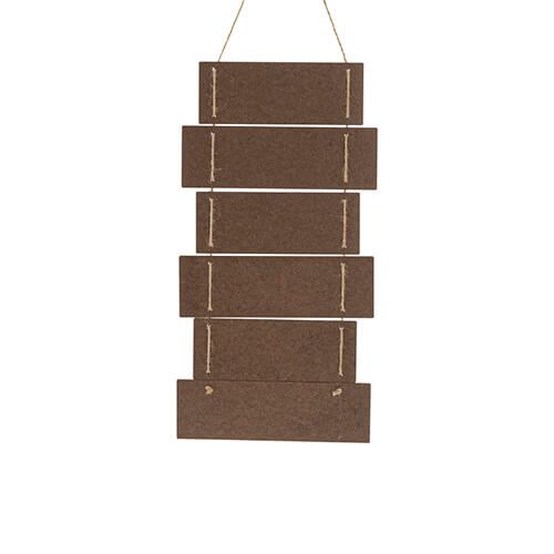 Sześć wiszących ramek z MDF-u do sublimacji zdjęcie 2