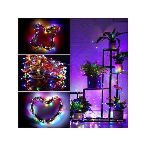 zewnętrzne/ wewnętrzne lampki choinkowe drucik 1000led 100m, multikolor na Arena.pl