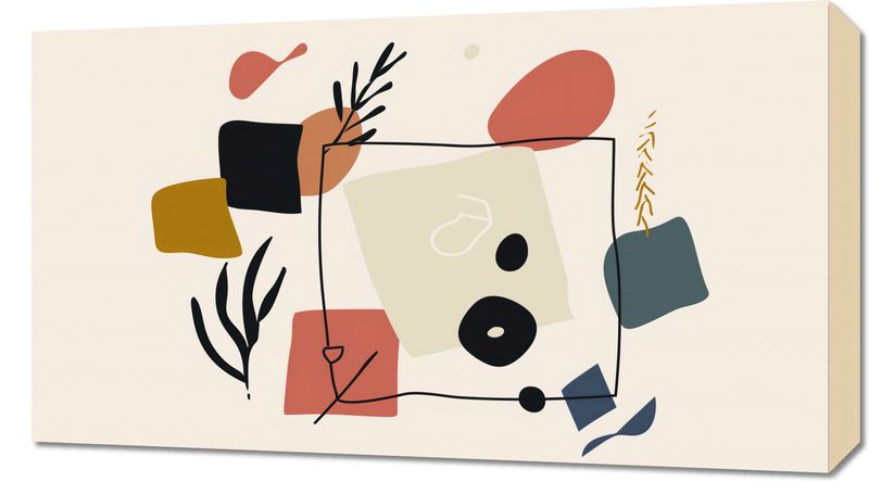 Obraz 70x40cm Abstrakcyjny Dialog zdjęcie 1