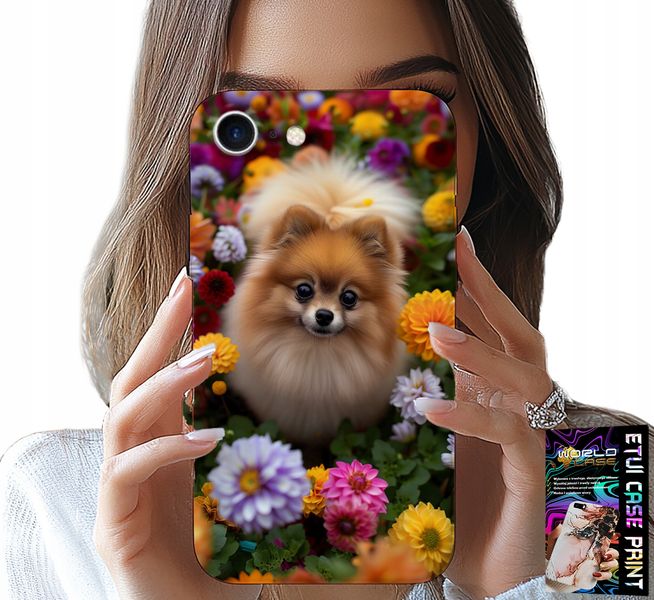 ETUI DO IPHONE 16e - SŁODKI PIESEK, POMERANIAN CASE + SZKŁO zdjęcie 1