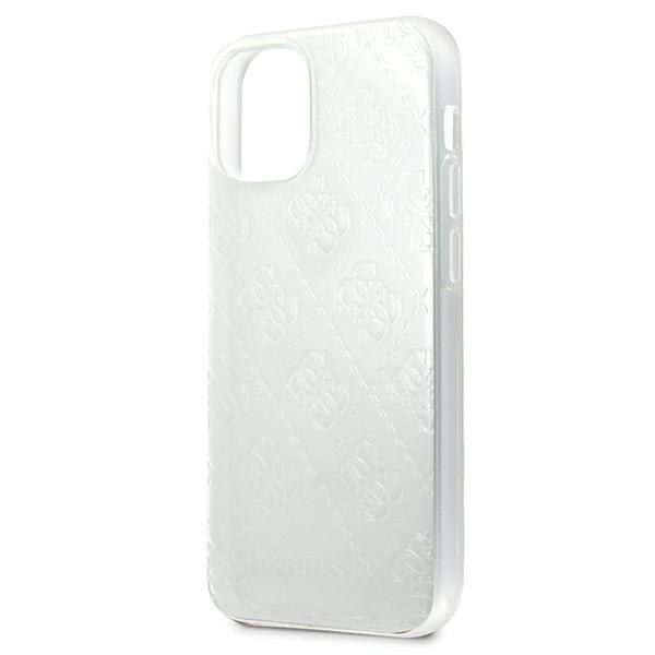 Guess GUHCP12S3D4GTR iPhone 12 mini 5,4" transparent hardcase 4G 3D Pattern zdjęcie 6