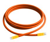 Kabel Newell USB-C - USB-C 100 W, 2 m, silikonowy, pomarańczowo - żółty