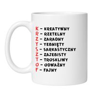 KUBEK Z IMIENIEM "KRZYSZTOF"