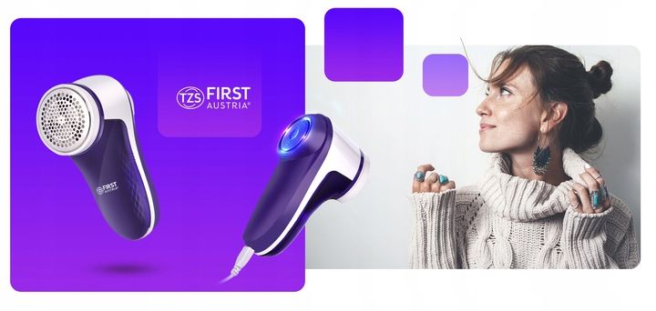 Golarka do ubrań tkanin na USB FIRST AUSTRIA zdjęcie 2