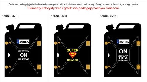 BAREK KANISTER 18 20 30 40 50 60 URODZINY NADRUK na Arena.pl