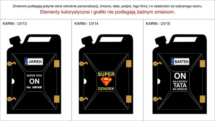 BAREK KANISTER 18 20 30 40 50 60 URODZINY NADRUK zdjęcie 5
