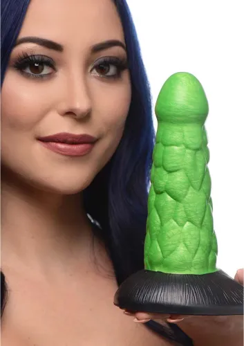 xr brands creature cocks model gadzi silikonowy zielony z przyssawką na Arena.pl