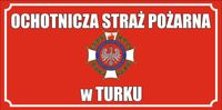 Tablica Szyld Ochotnicza Straż Pożarna OSP 1x0,5m