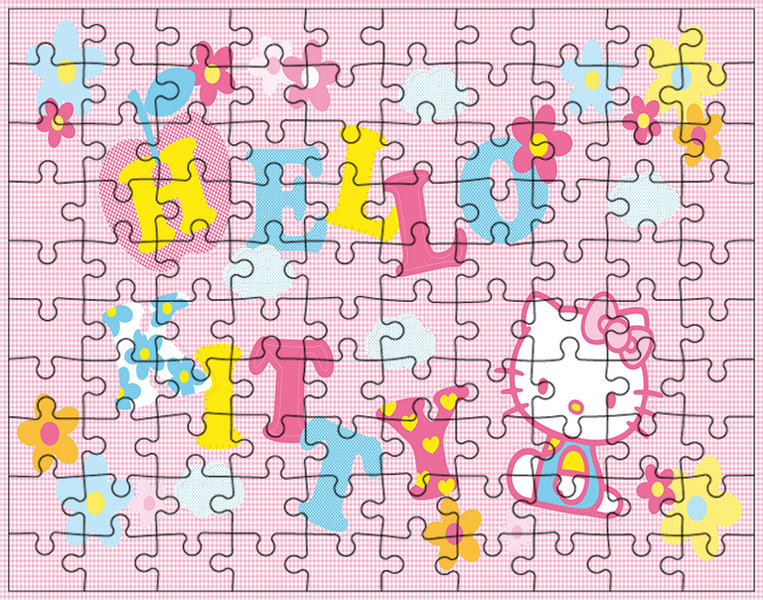 Puzzle Hello Kitty zdjęcie 1