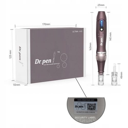 Dr Pen Ultima A10-W + 20 Kartridży BEZPRZEWODOWY Dermapen do mezoterapii na Arena.pl