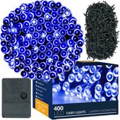 Lampki choinkowe 400 led niebieskie 27,5 m oświetlenie świąteczne wewnętrzne