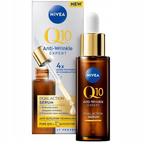 NIVEA Q10 PRZECIWZMARSZCZKOWY EKSPERT PODWÓJNIE AKTYWNE SERUM 30 ml na Arena.pl