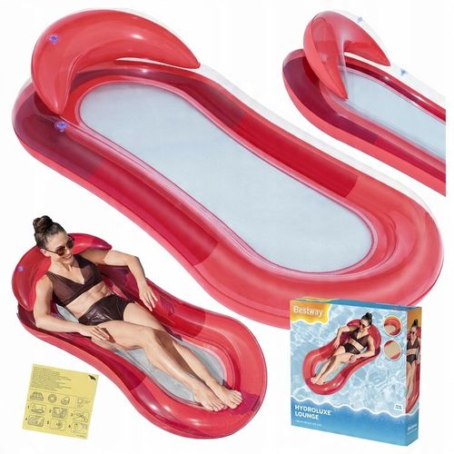 Materac z siatką dmuchany do pływania hamak wodny z oparciem Bestway 43103 na Arena.pl