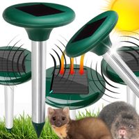 SILNY ODSTRASZACZ SOLARNY NA KRETY I INNE GRYZONIE ULTRADZWĘKOWY GRYZONIE