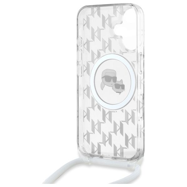 Etui Karl Lagerfeld do iPhone 16, Przezroczysty, MagSafe zdjęcie 6