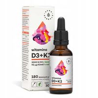 AURA HERBALS Witamina D3 + K2MK7 w kroplach 30 ml