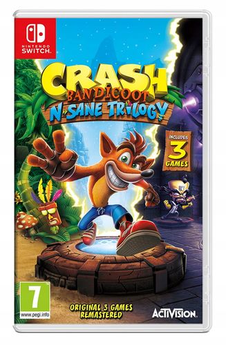 Gra Nintendo Switch Crash Bandicoot N. Sane Trilogy na Arena.pl